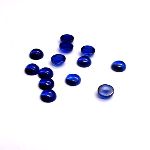 Sapphire Round Cabochon Smooth Polished Surface - Image 2