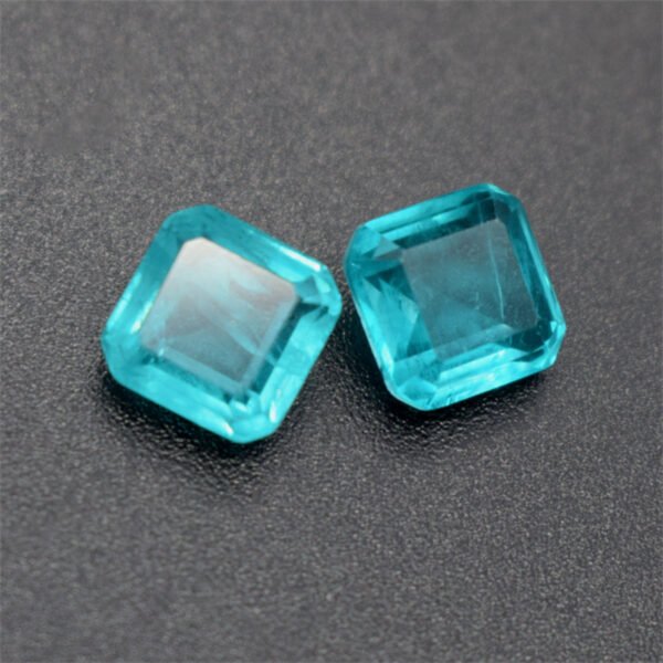 Blue Square Paraiba  Tourmaline Stone