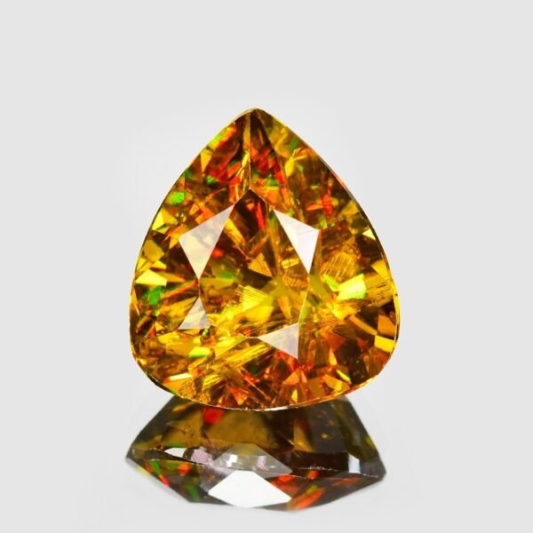 2.52 Cts Sphene Incredible Multi Color Fire Gemstone SPH01