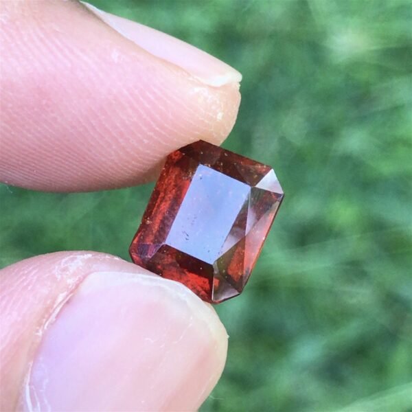 3.56 Crt Hessonite Garnet Volcanic Fire Orange 100% Natural Unheated - Image 2