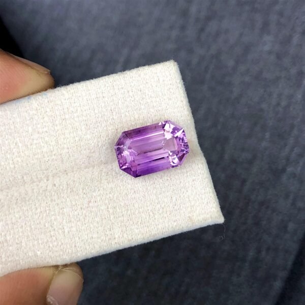 5.72 Cts Natural Beautiful Top Color Amethyst Faceted Gems.