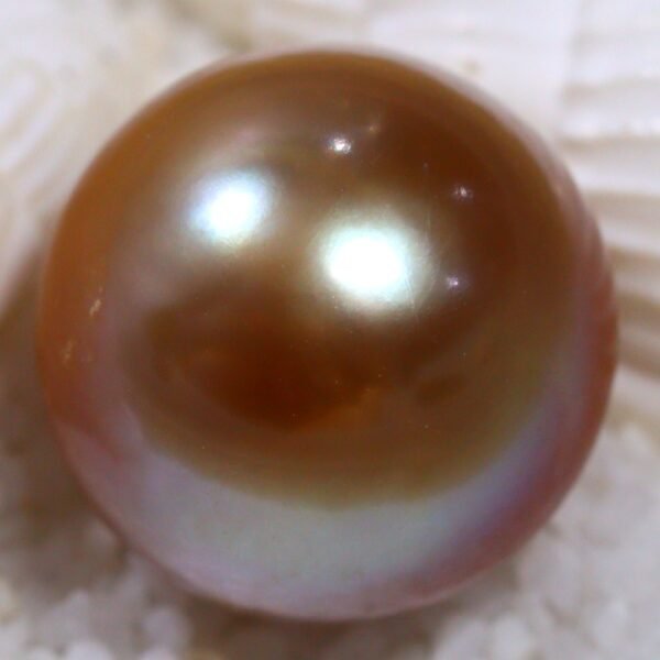 1.50MM 8.29Ct Tahiti Cherry Color Real Pearl D0301/A244 - Image 3