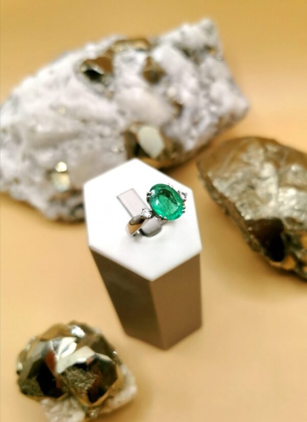 3,62ct 8/23 Colombian Emerald 18k SolGold Ring Colombian Emeralds Colombian - Image 3