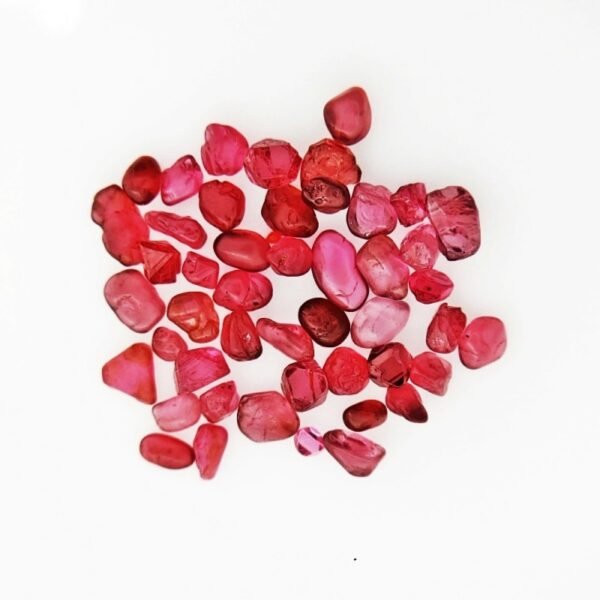 5.110 Cts Red Spinel 45Pcs Rough Lot 100% Natural Unheated Burma A2788 - Image 3