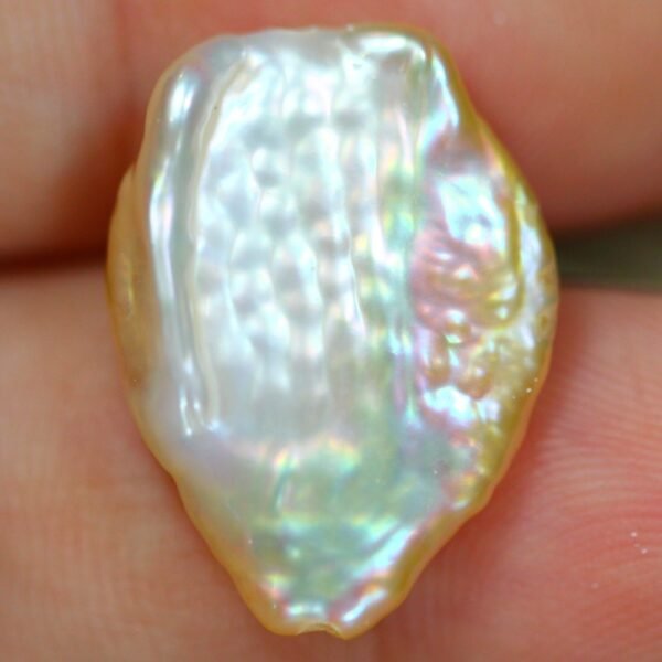 10.25ct Freeform Keshi Pearl Full Drilled Pearl VB6295 - Image 2