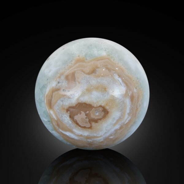 NO RESERVE 751 CARAT PISTACHIO CALCITE HEALING SPHERE FROM PAKISTAN