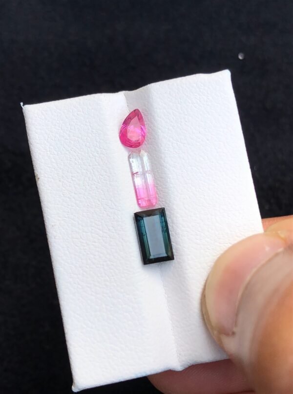 2.20 Ct Natural Mix Colors Transparent Tourmaline Gems Parcels
