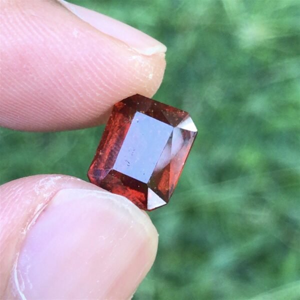 3.56 Crt Hessonite Garnet Volcanic Fire Orange 100% Natural Unheated