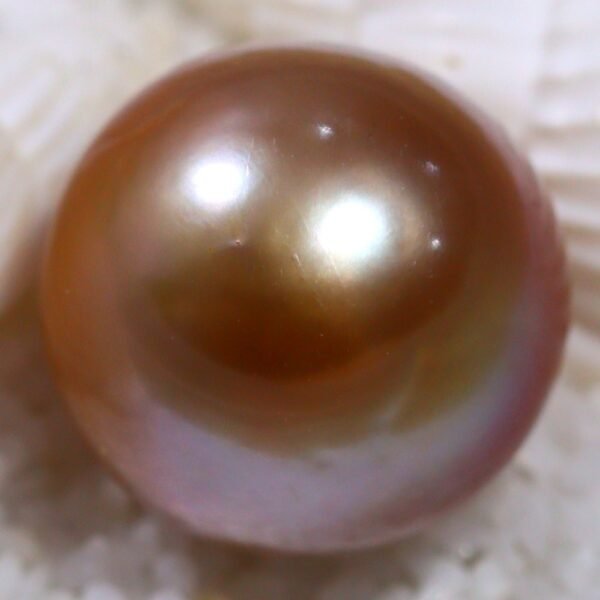 1.50MM 8.29Ct Tahiti Cherry Color Real Pearl D0301/A244 - Image 2