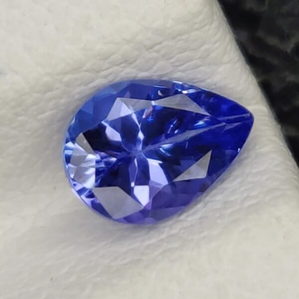 Beautiful 0.67 Cts Natural Tanzanite Pear Cut Tanzania