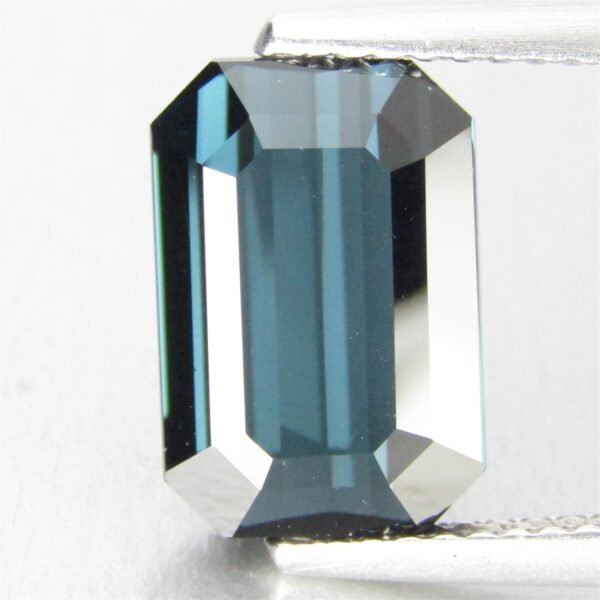 3.07Cts Finest Natural Blue Tourmaline Nice Emerald Cut Loose Gem