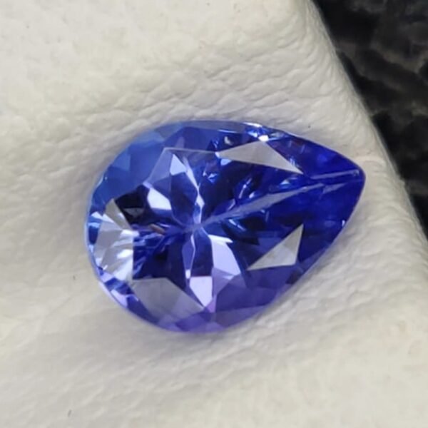 Beautiful 0.67 Cts Natural Tanzanite Pear Cut Tanzania - Image 2